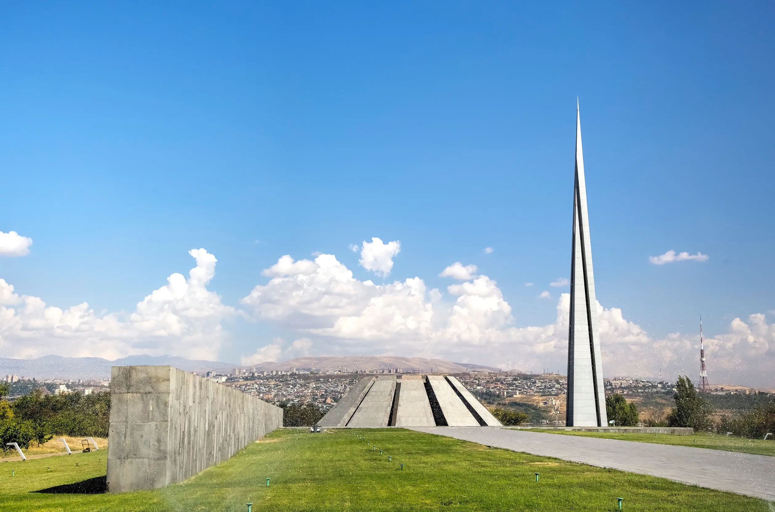 victims of genocide of armenians in the city of yerevan armenia