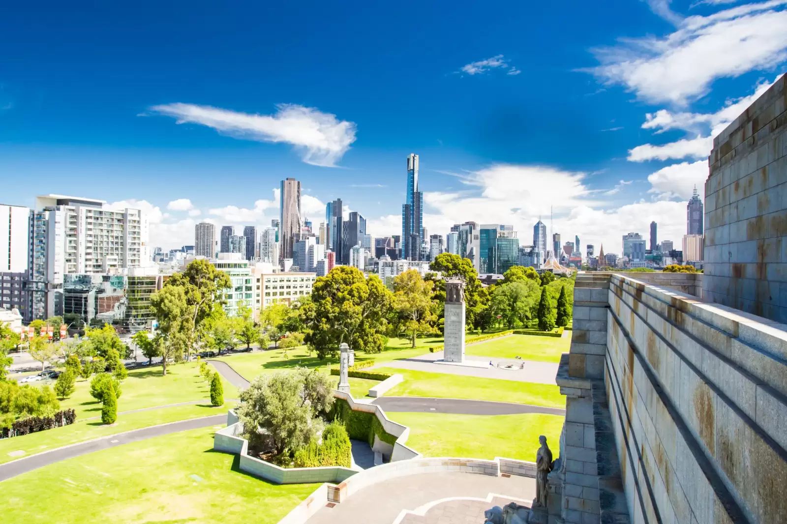 view of melbourne cbd